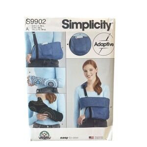 Simplicity Sewing Pattern Unisex XS-L Adaptive Wrap Sleeve Mitt Sling S9902